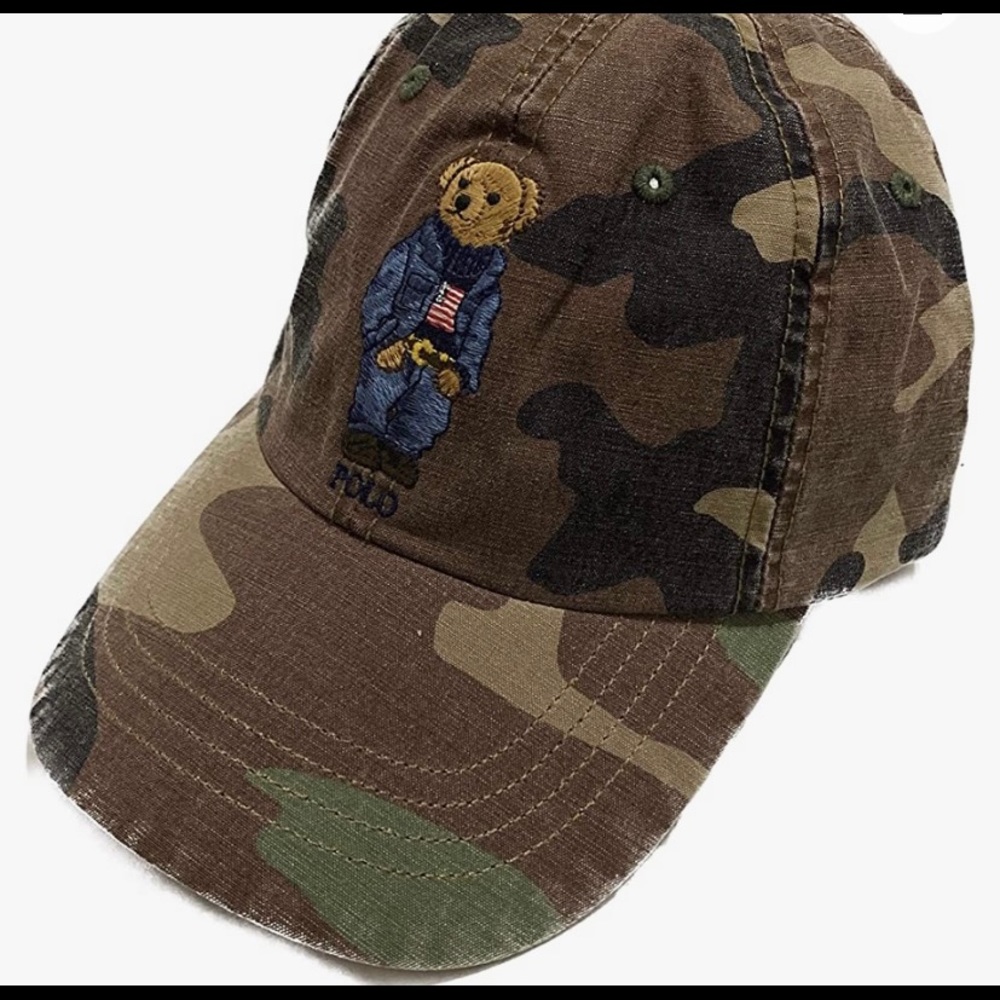 Polo Camoflage Bear adjustable Hat